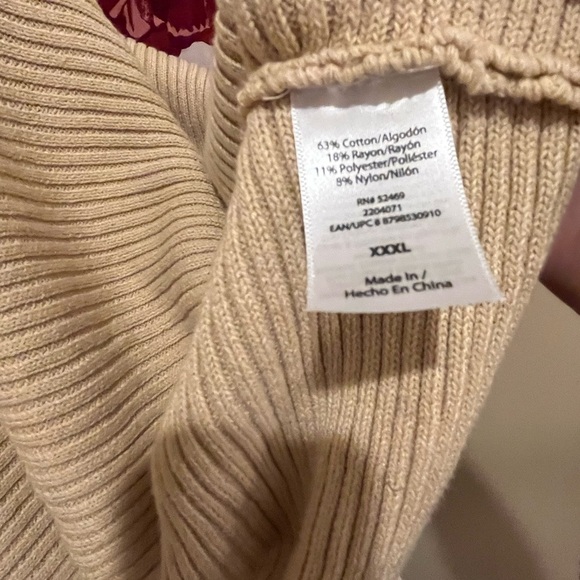 Sofia Jeans by Sofia Vergara Warm Sand Bodycon Knit Dress & Cardi Set, size XXXL - Picture 13 of 13